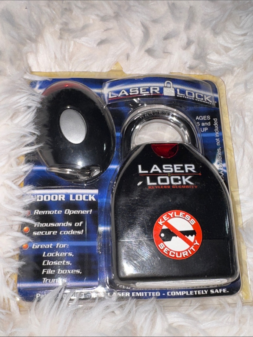 Keyless Security Padlock - Black